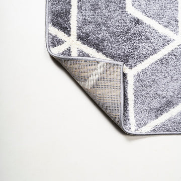 Tumbling Blocks Modern Geometric Area Rug 2